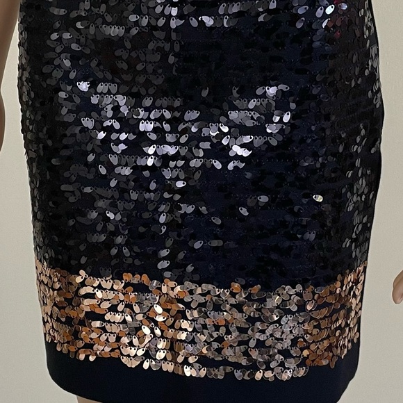NWT DKNY black & gold sequin skirt size 4 - Picture 11 of 14